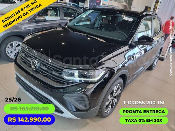 VOLKSWAGEN T-CROSS 1.0 200 TSI TOTAL FLEX AUTOMÁTICO